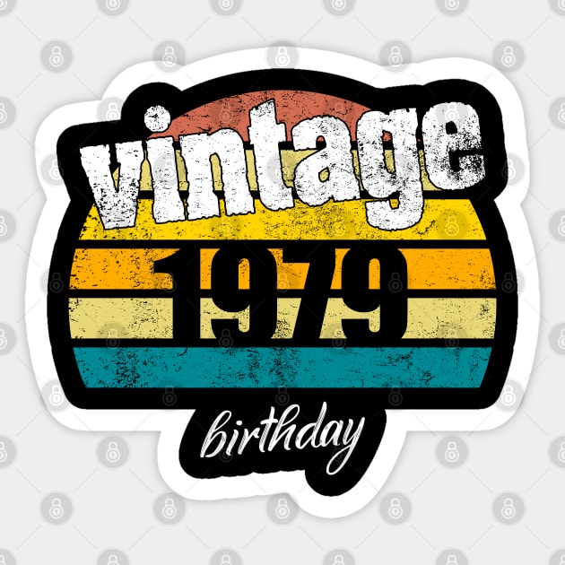 vintage 1979 Sticker by Yous Sef